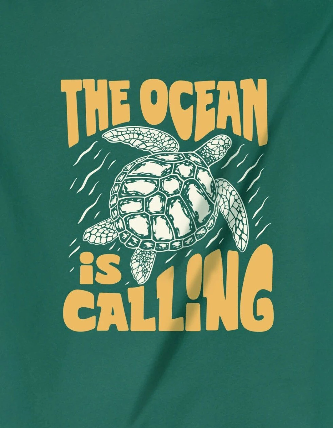 STYLENSE Oversized Men Printed Round Neck Cotton Blend Dark Green T-Shirt thumbnail 4